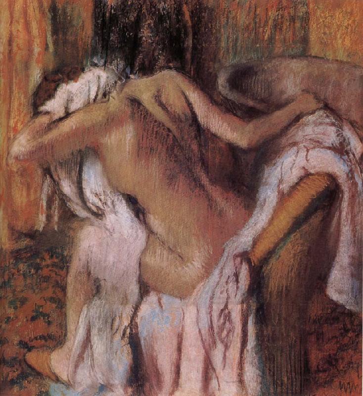 Edgar Degas After bath